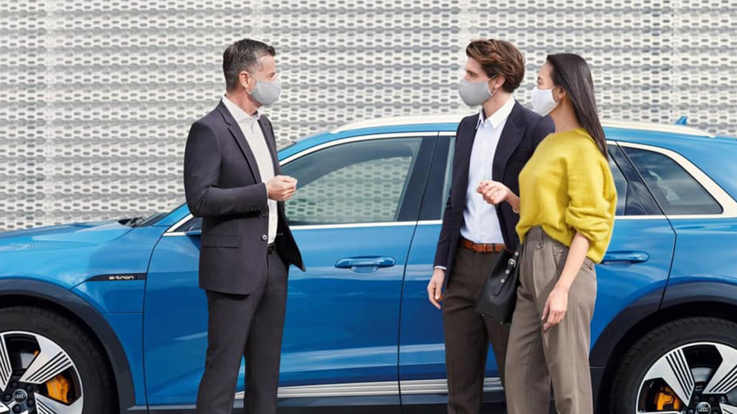 展間全程都將戴上口罩。(圖片來源/ Audi)