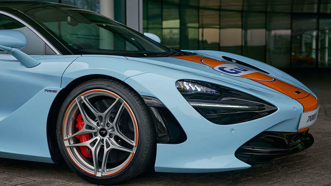 720S首次由MOS部門打造海灣配色塗裝。(圖片來源/ McLaren)