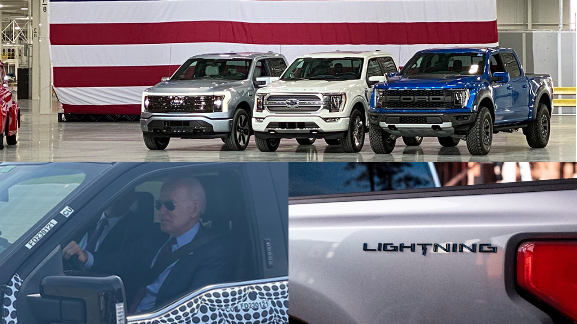 被美國總統「認證」的快車! 拜登搶先試電動F150 Lightning