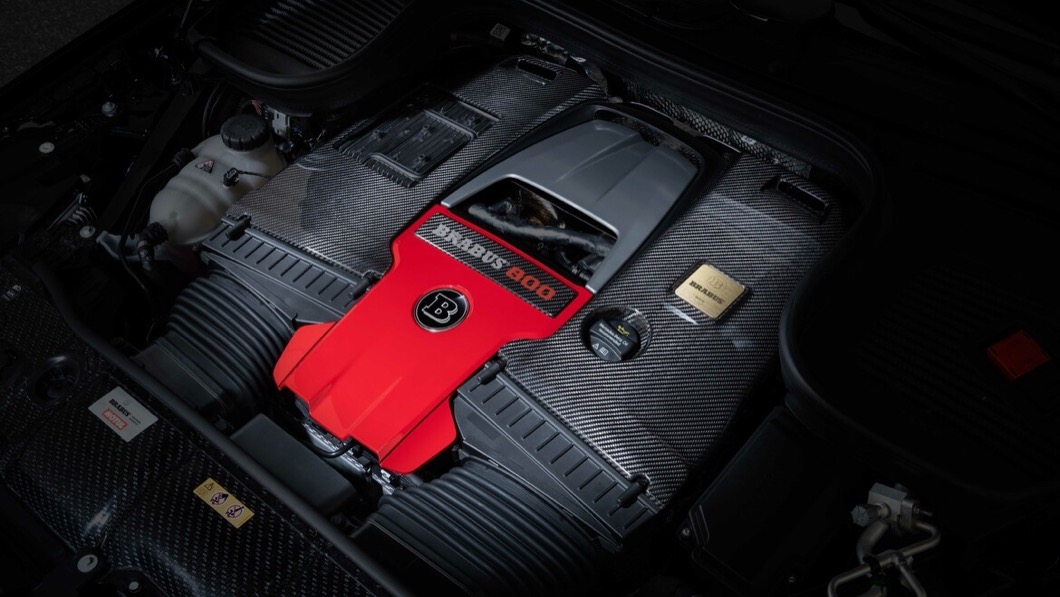 4.0升V8雙渦輪增壓引擎經過Brabus升級後,馬力來到800匹。(圖片來源/ Brabus)