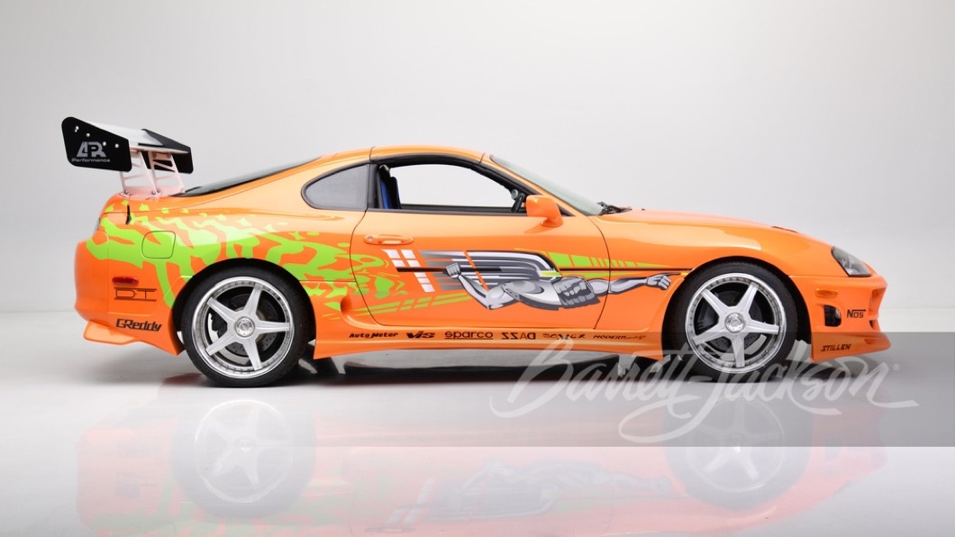 這次要進行拍賣的Toyota Supra,是貨真價實被保羅·沃克(Paul Walker)在電影中所駕駛過。(圖片來源/ Barret Jackson)