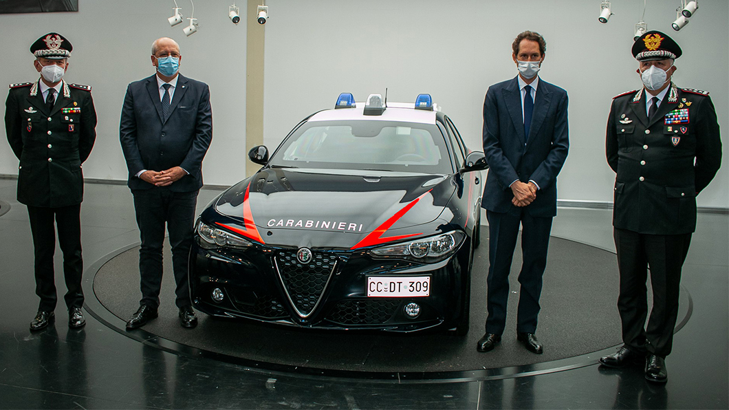 Alfa Romeo將提供1,700輛防彈Giulia給義大利憲兵隊。(圖片來源/ Alfa Romeo)