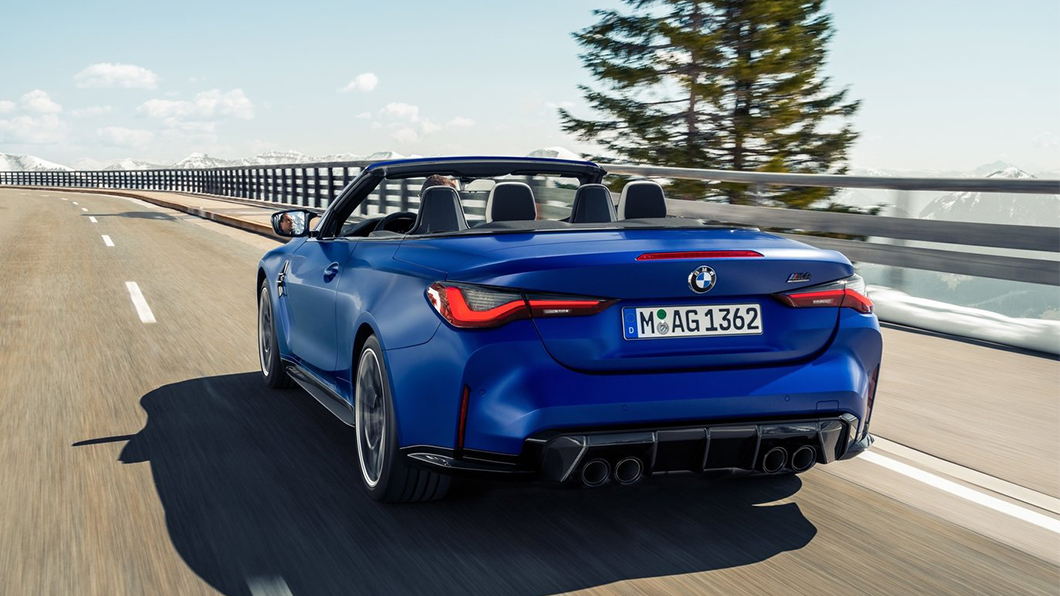 BMW首度為敞篷M4搭載BMW xDrive智能四驅系統。(圖片來源/ BMW)