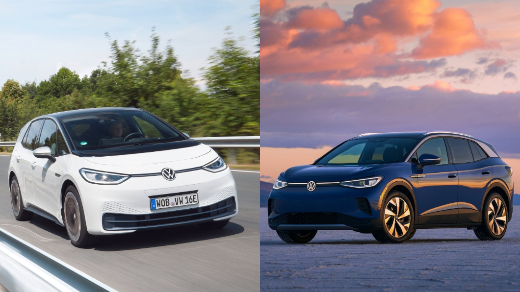 VW在4月份電動車銷量中超車BMW成為第三名。(圖片來源/ VW)