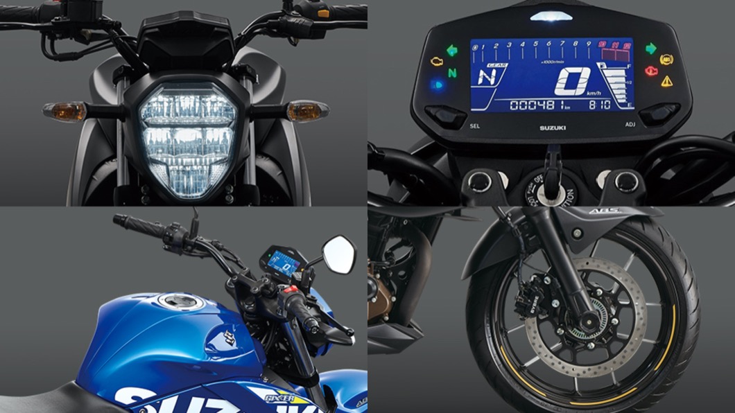 Gixxer 250以街車的樣貌呈現,除了提供輕鬆騎姿之外,充滿科技感的外型設計也十分討喜。(圖片來源/ Suzuki)