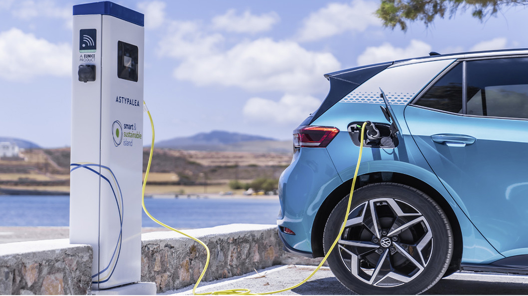 VW打造電動車天堂 愛琴海小島成歐洲脫碳實驗室