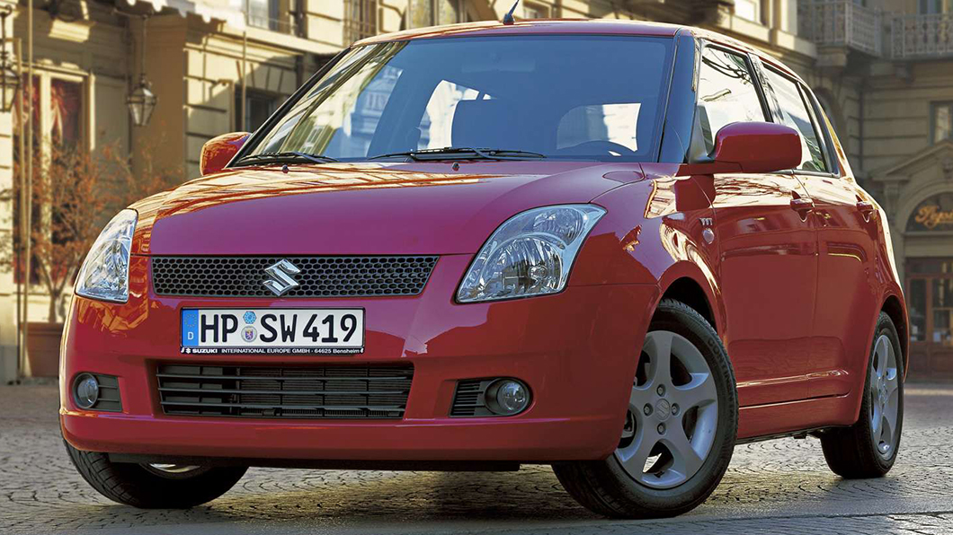 初代Swift儘管已經10幾年車齡依舊有不錯的中古車價。(圖片來源/ Suzuki)