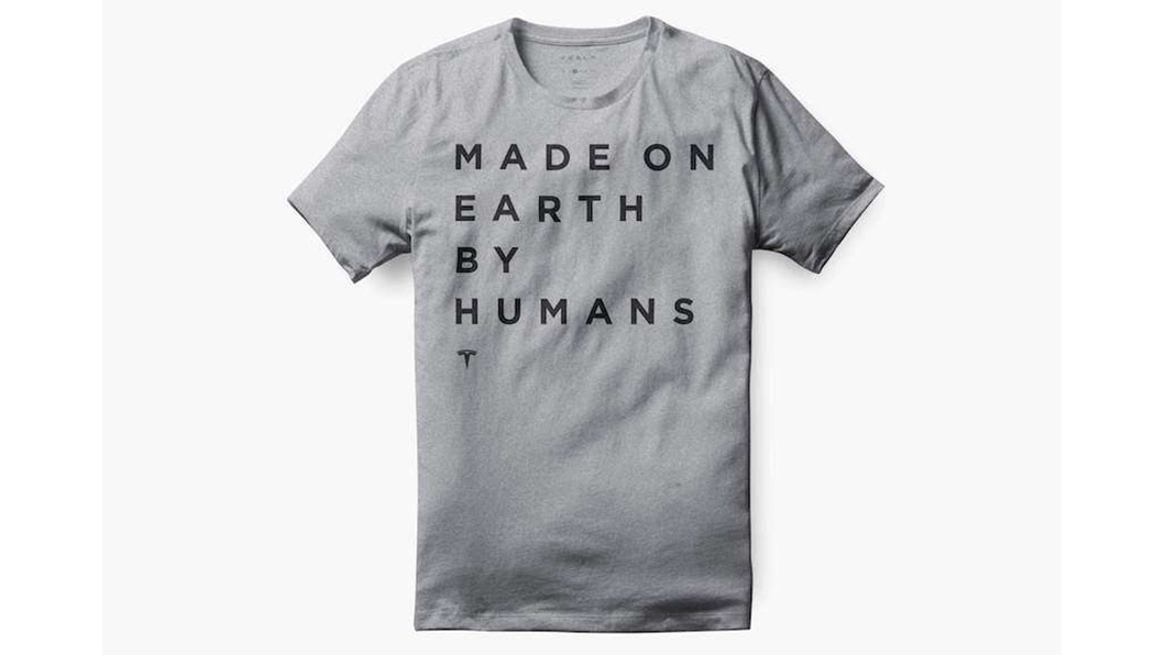 Tesla首次在台推出T-Shirt商品。(圖片來源/ Tesla)