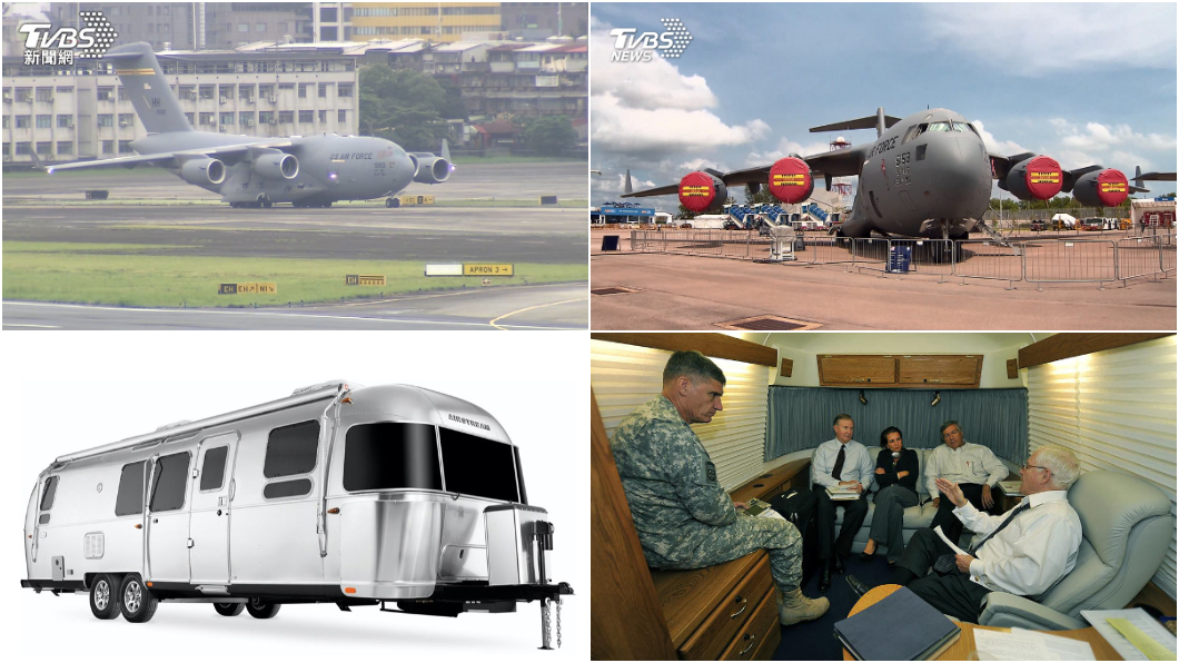 美參議員訪臺搭軍用運輸機太陽春？　機內竟可藏豪華露營車！