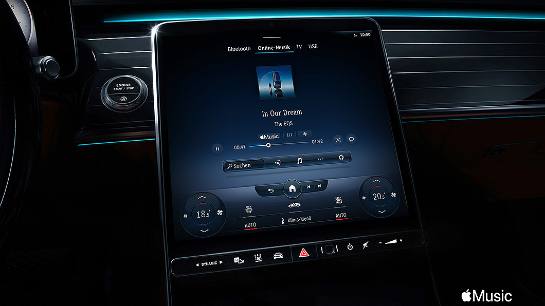 賓士新車將內建Apple Music S-Class與C-Class優先開放