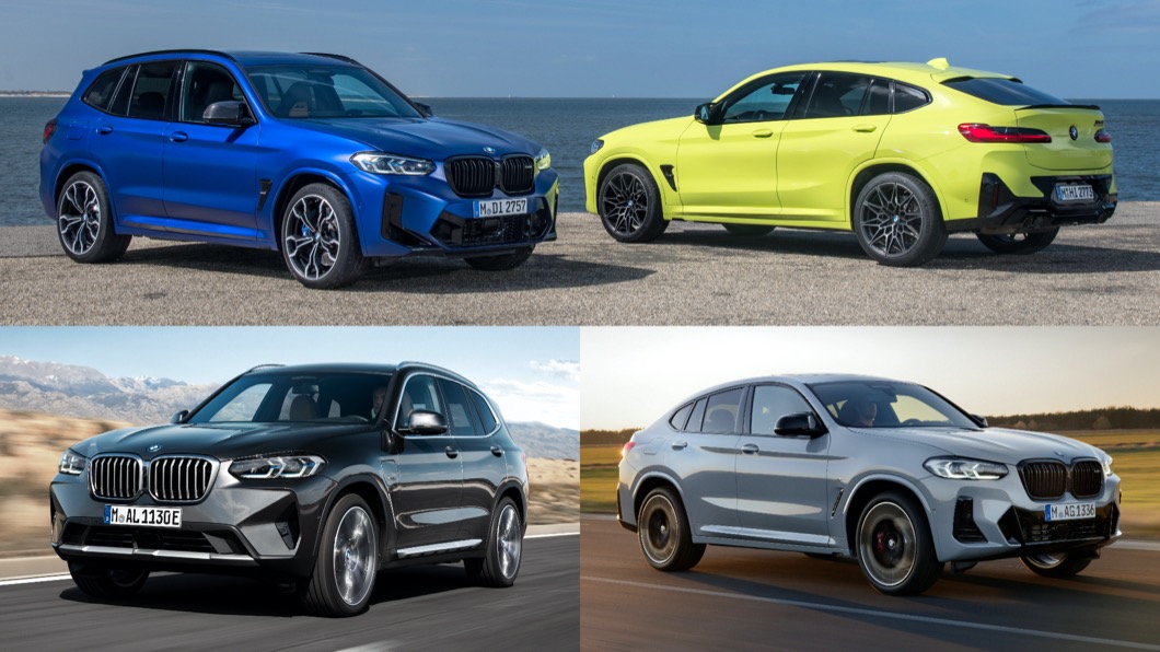 BMW小改款X3與X4正式登場 M Competition版本同步推出