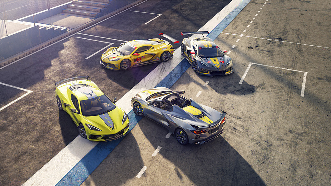除了更吸睛的空力設計及雙色競技塗裝,車身及內飾更有Corvette Racing C8.R徽章展現獨特身份。(圖片來源/Chevrolet)