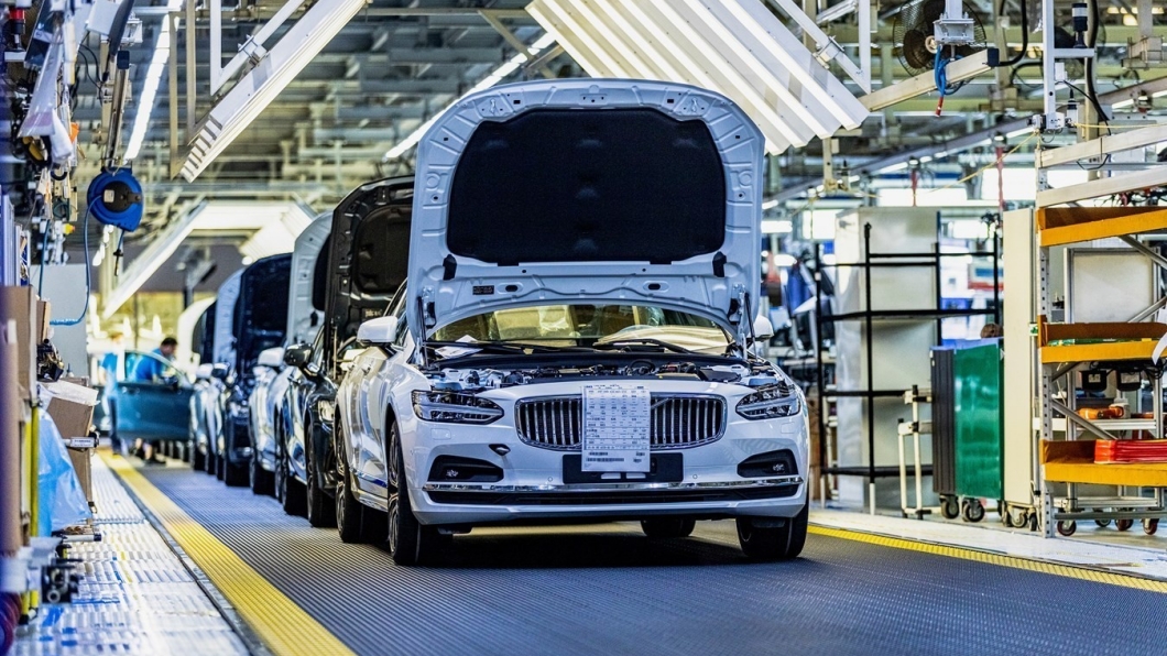 車輛大部分車體使用鋼材打造,因此鋼材的碳排放量佔了全車的35%之多。(圖片來源/ Volvo)