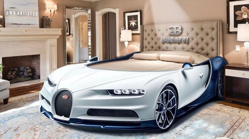 睡在夢想超跑上！　Bugatti Chiron製成雙人床真的可行？