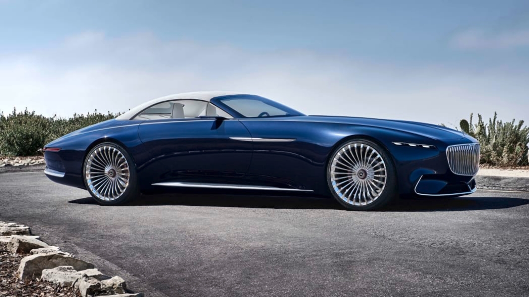 Vision Mercedes-Maybach 6 Cabriolet車長達5700mm,優美的外型以及豐富的科技符合蝙蝠俠形象。 (圖片來源/ Mercedes Maybach)