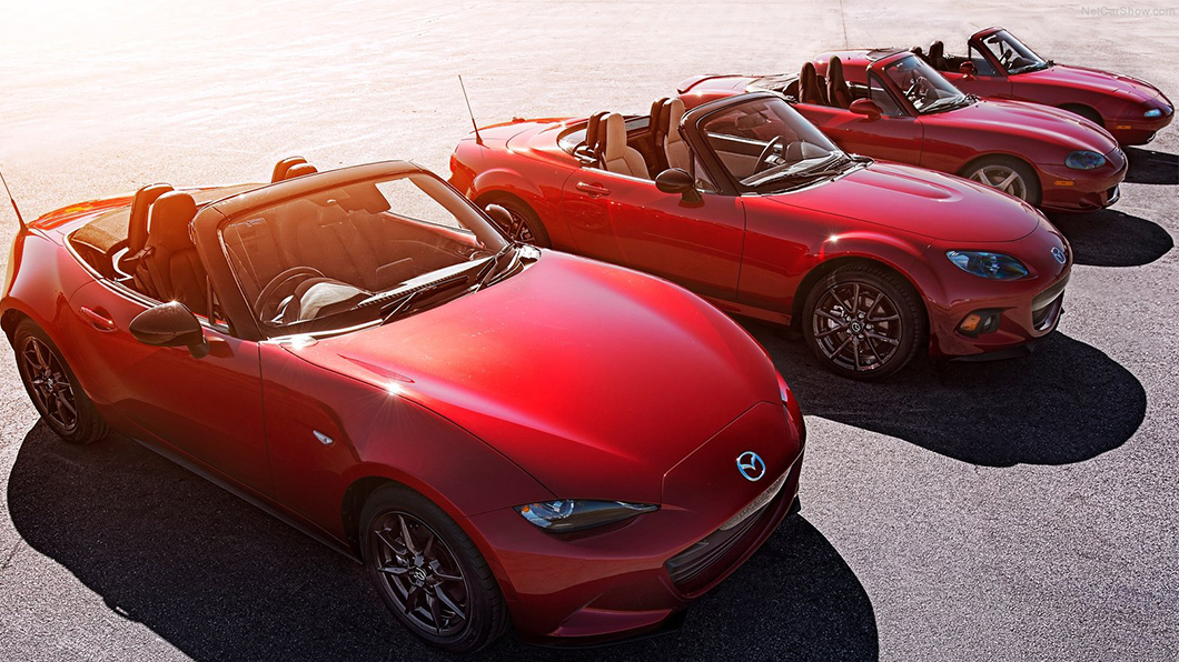MX-5車系有著超過30年的歷史,過去的產品週期約莫在10年。(圖片來源/ Mazda)
