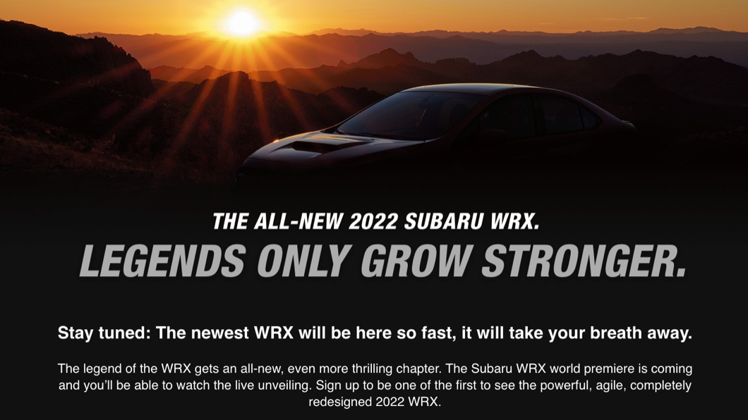 大改款Subaru WRX即將曝光 STi車型預估馬力上看400匹!