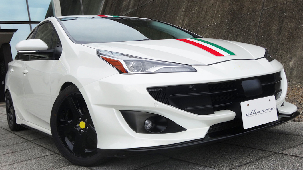 Albermo也為Prius推出Ferrari式樣改裝套件。(圖片來源/ Albermo)