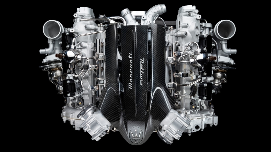 瑪莎拉蒂的V6引擎是90度夾角,最大馬力為630hp。(圖片來源/ Maserati)