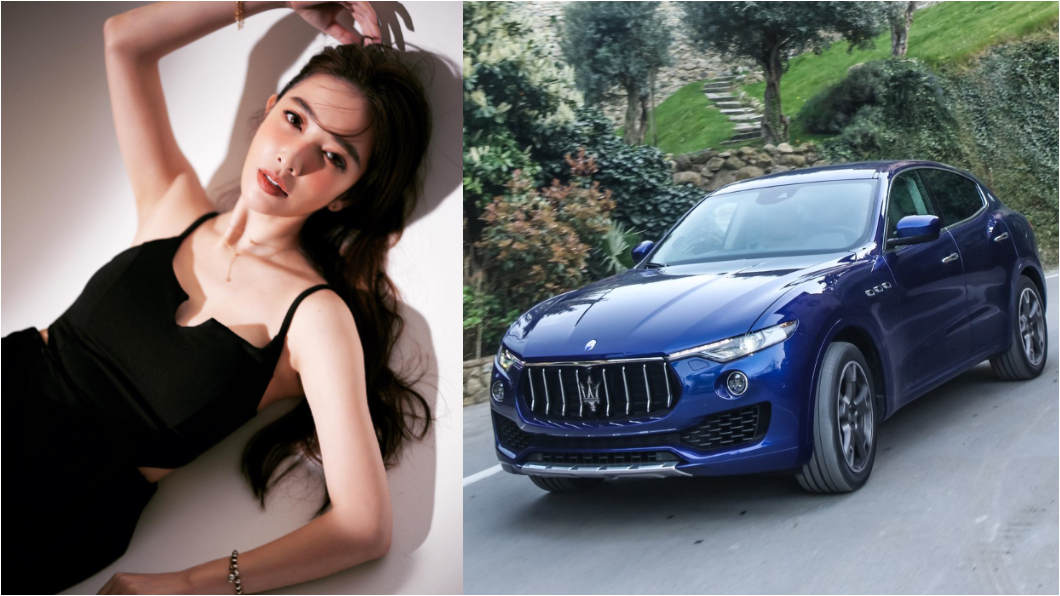許維恩則是開著車長5尺的Maserati Levante。(圖片來源/ 許維恩臉書、Maserati)