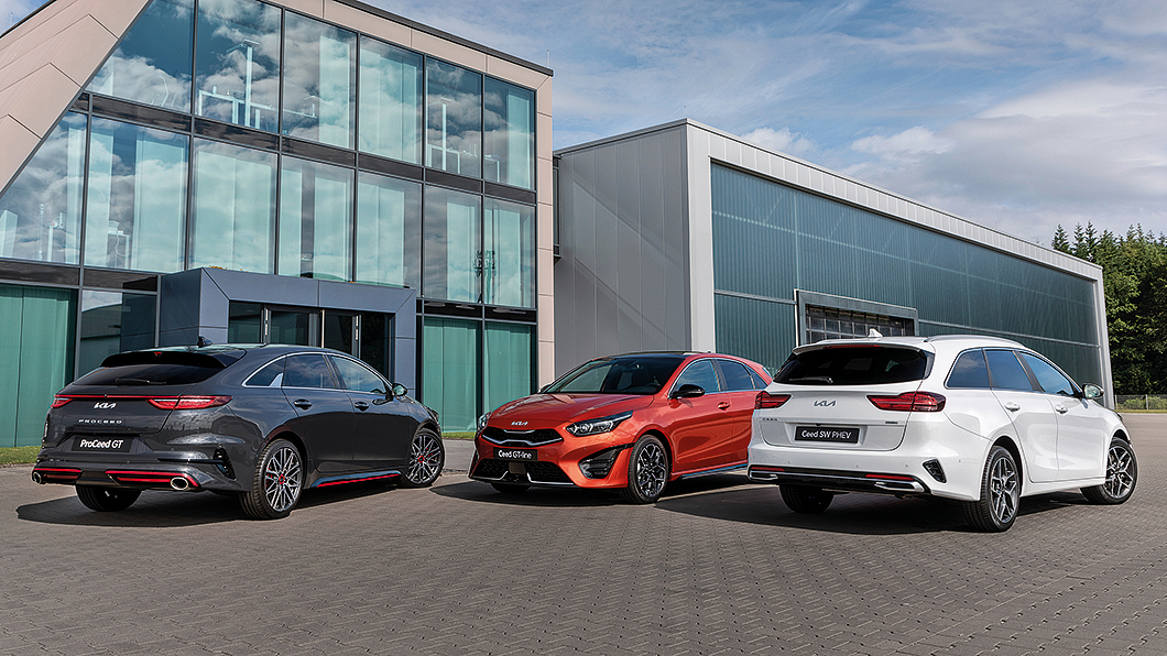 Ceed掀背、Ceed Sportswagon、Proceed獵跑以及XCeed跨界休旅同步進行小改款更新。(圖片來源/ Kia)
