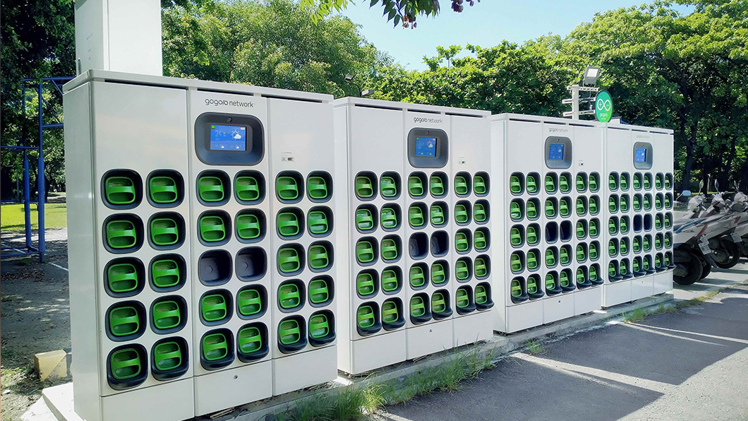全台六都Gogoro電池交換站總數比加油站多出一成。(圖片來源/ Gogoro)