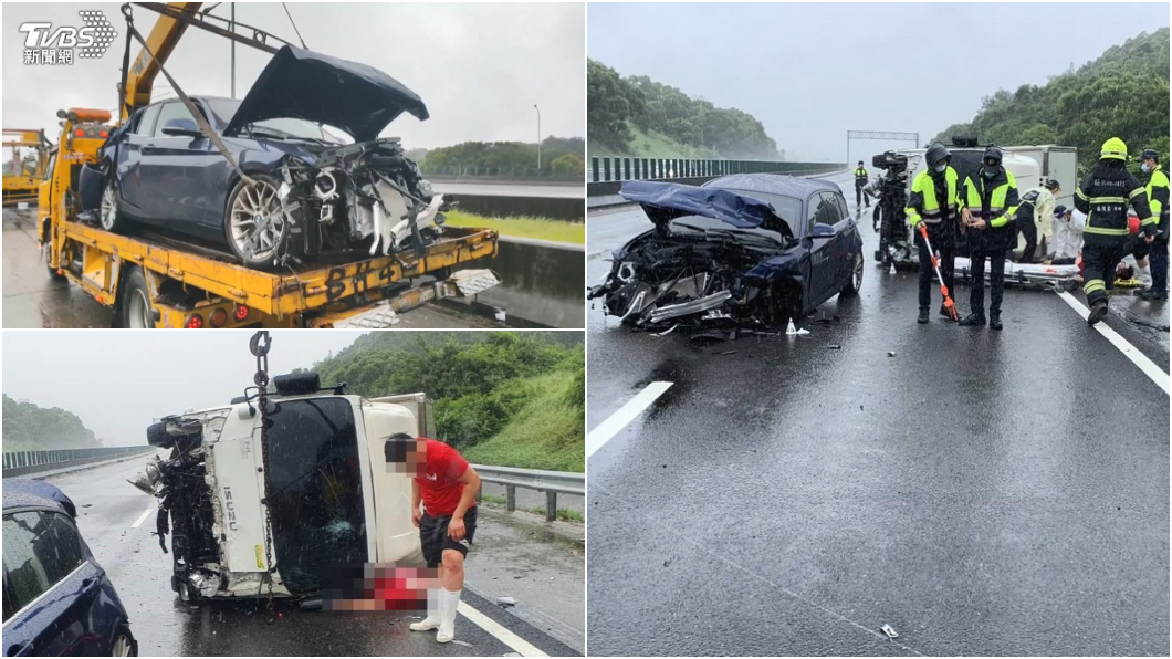 國道自撞待援遭撞釀2死 奪命區千萬別逗留