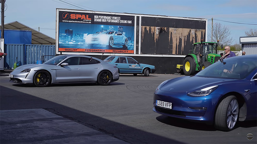 Model 3越級單挑Taycan Turbo S　有機會狠甩豪華車廠一把掌？