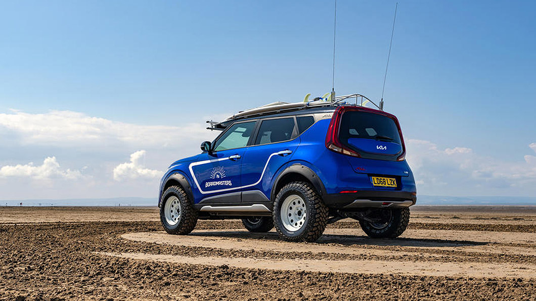 Kia Soul EV Boardmasters Edition電動越野概念車許多小細節都讓人愛不釋手，不過很可惜，Kia沒有量產的打算。（圖片來源/ Kia）