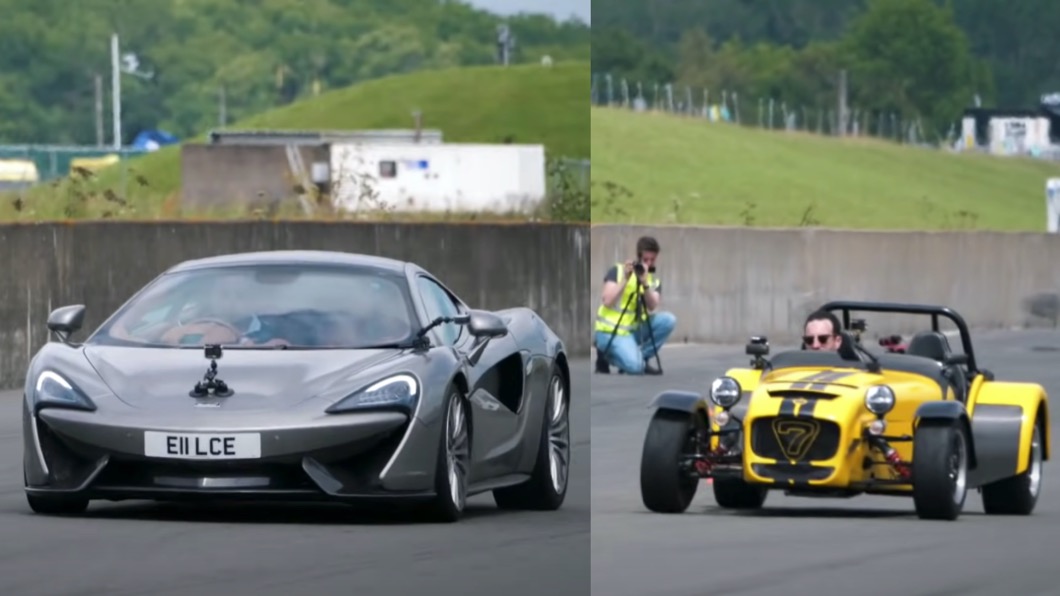Caterham 7槓上麥拉倫570GT　性能懸殊你猜誰贏？