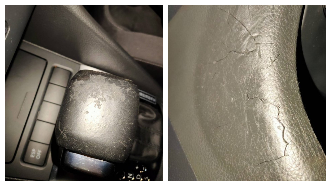 新冠肺炎疫情另類受災戶 汽車內裝龜裂脫皮都爛掉