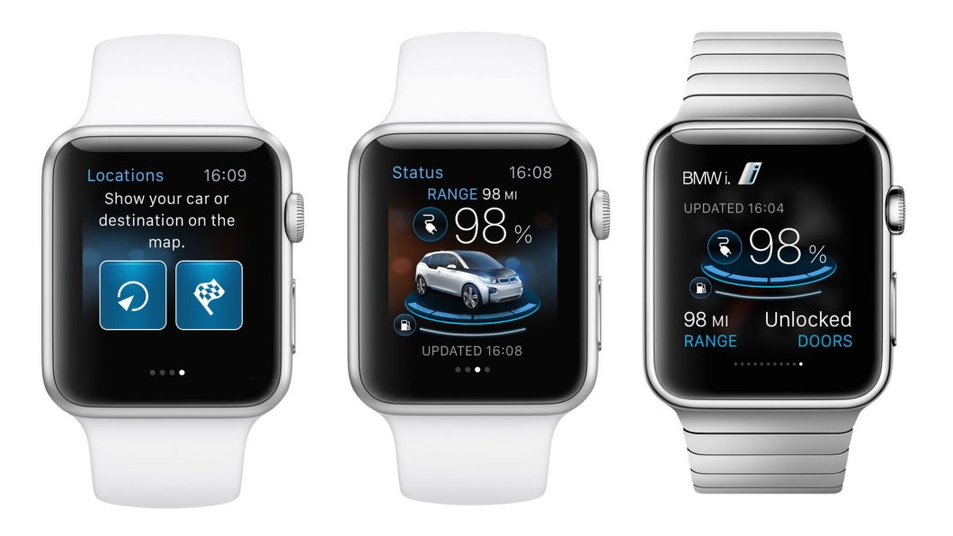 未來BMW將會在Apple Watch當中加入更多功能控制。(圖片來源/ BMW)