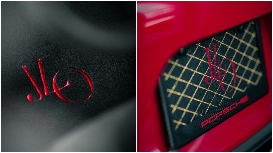 當時這輛車的經銷商還特別訂製了「JLO」的圖樣紀念。(圖片來源/ Ocean Auto Club)