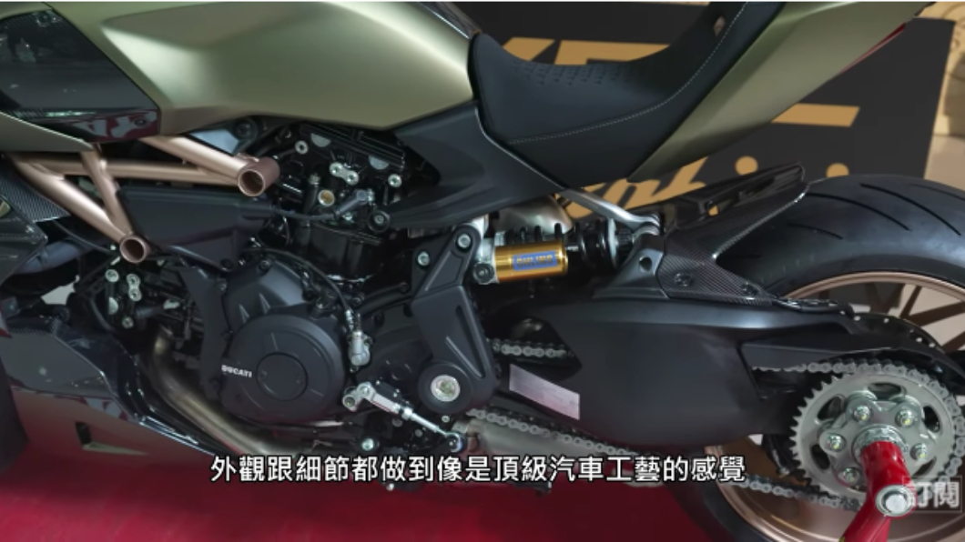 Diavel 1260 Lamborghini在細節做工都相當細緻。(圖片來源/ 擷取自《Joeman》)