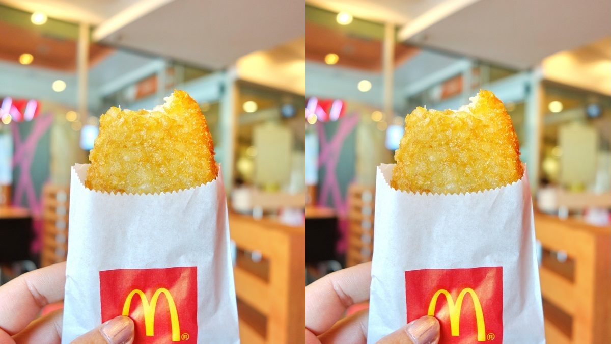 早餐時段購買指定「豬肉滿福堡加蛋」加碼送薯餅1份。(圖/麥當勞提供)