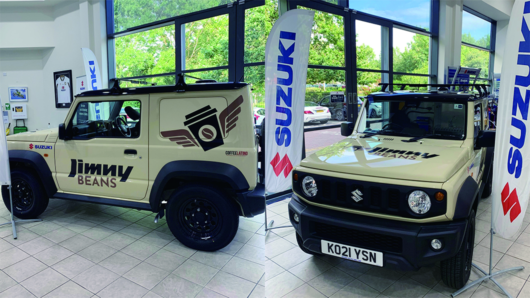 Jimny Beans以Jimny LCV為基礎,後地板下方安裝了液化石油氣罐,排氣系統也改為側邊出口。(圖片來源/ Suzuki UK)