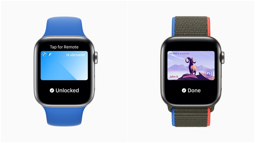 Apple Watch上面也可以直接使用。(圖片來源/ Apple)
