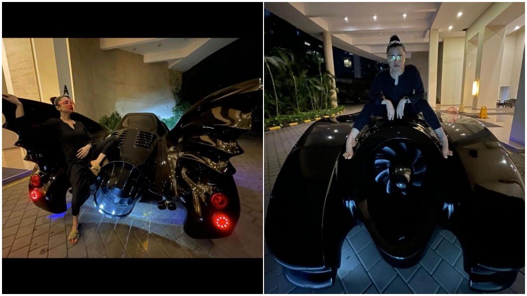 這輛蝙蝠車只是複製品,看起來應該不能在一般道路上正常行駛。(圖片來源/ shairaahmedkhan)