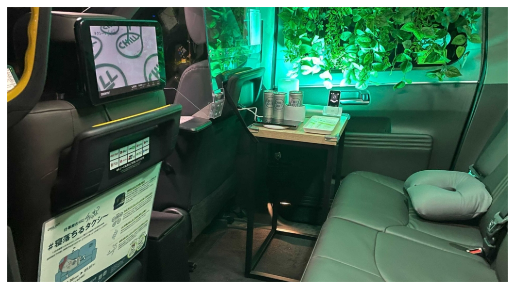 車窗旁有著綠色植物的陪伴,整個車艙空間顯得更為舒服。(圖片來源/ Toyota)