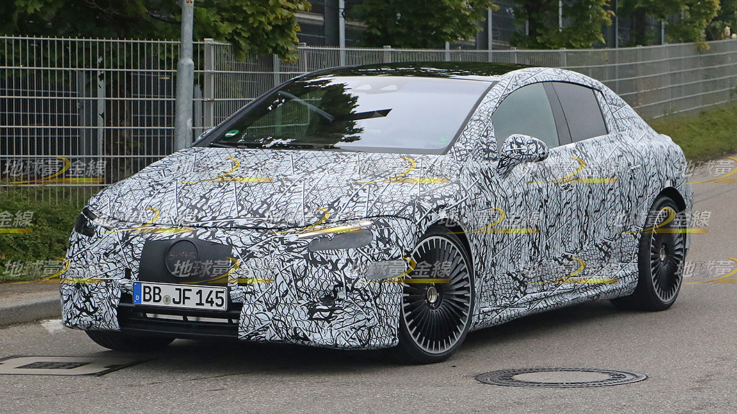 搶先間諜照/純電性能房車EQE 53現蹤 明年叫陣Model S