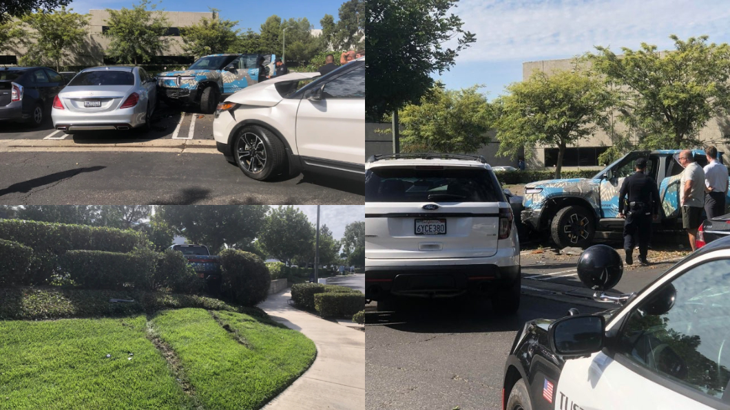 第一台量產電動皮卡R1T首撞出爐 Rivian:肇因是員工操作不當