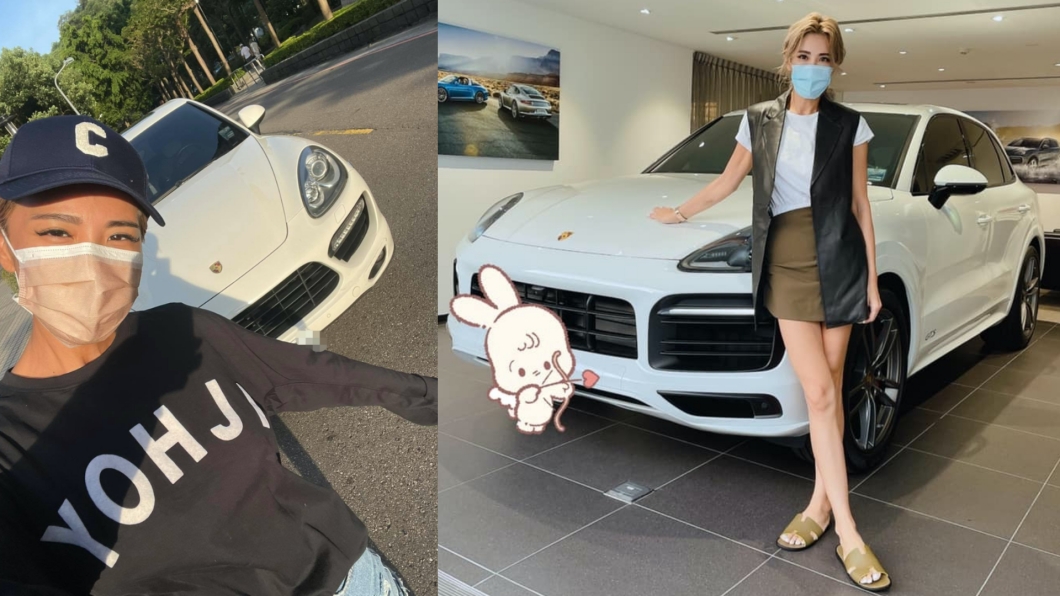 胡小禎換開保時捷Cayenne GTS。(圖片來源/ 胡小禎FB)