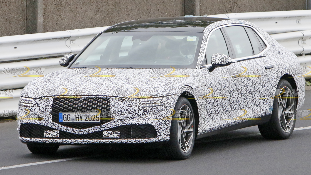 搶先間諜照／Genesis G90大改款　年底發表力拚S-Class、大7
