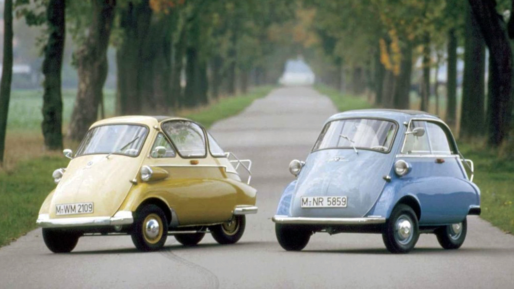 BMW經典的泡泡車Isetta誕生於1953年,是二戰過後幫助幫助BMW重新站立的重要產品。(圖片來源/ BMW)