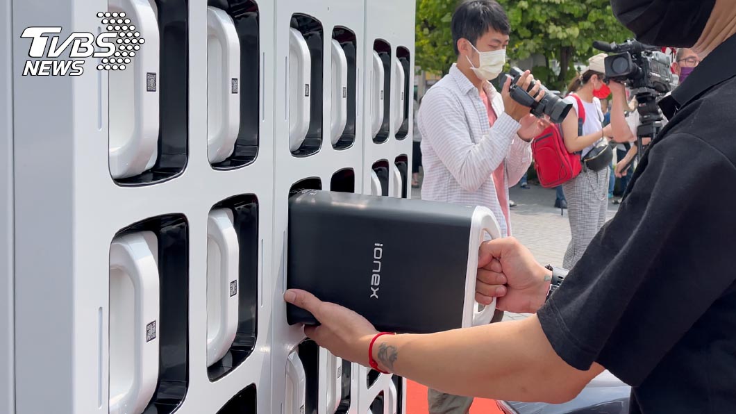 對於換電站的佈局與建制，截至目前為止已經有超過500座的換電站建置完成。(圖片來源/ TVBS)