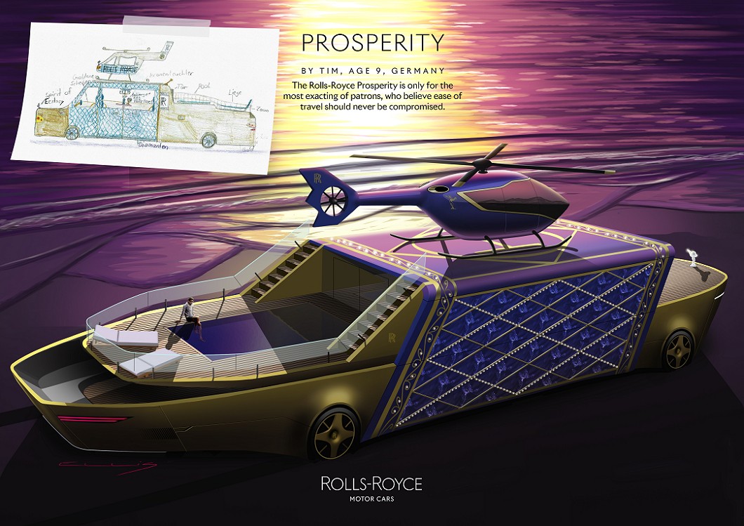 Rolls-Royce啟動Young Designer Competition競賽,邀請青少年一同設計心目中的夢想Rolls-Royce車款。(圖片來源/ Rolls-Royce)