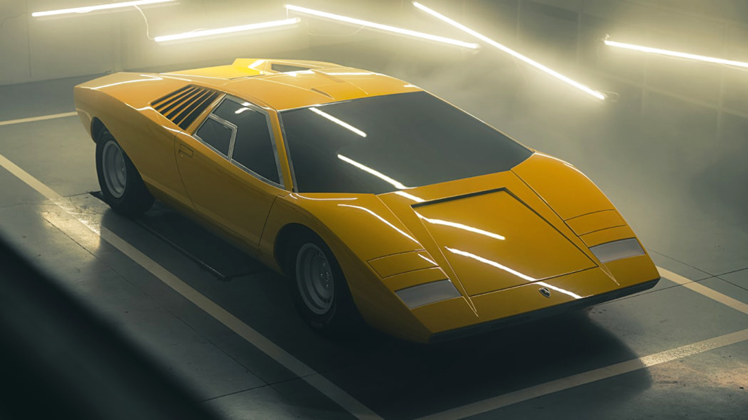 神還原後的Countach LP500 Prototype正在 Concorso d'Eleganza Villa d'Este 經典車展中展示。(圖片來源/ Lamborghini)