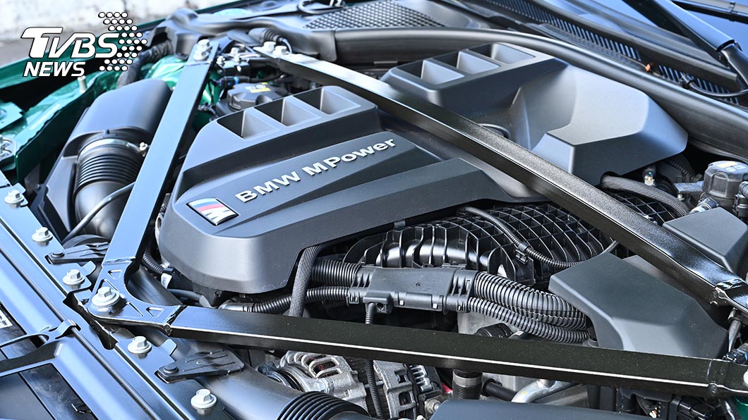 M3 Competition這次採用的是S58直列六缸雙渦輪增壓引擎，可以輸出510匹最大馬力。(圖片來源/ TVBS)