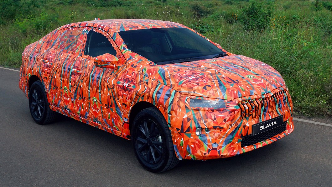 外觀設計依然保留Škoda品牌元素，不因為Slavia定位為平價入門房車而妥協。(圖片來源/ Škoda)