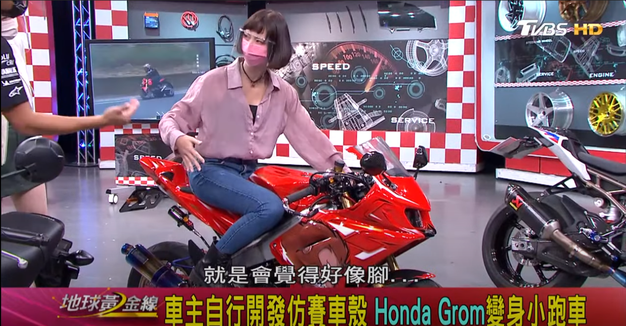 重機騎士鵝鵝騎乘起來覺得車身比例相當好，感覺就像原廠出廠的一樣。(圖片來源/ 地球黃金線)